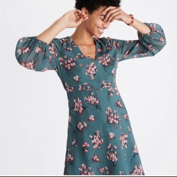 Madewell Dresses & Skirts - Madewell Marguerite Floral Dress in Butterfly Garden